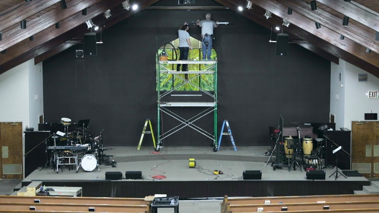 Jax Church New Projector and Screen Installation