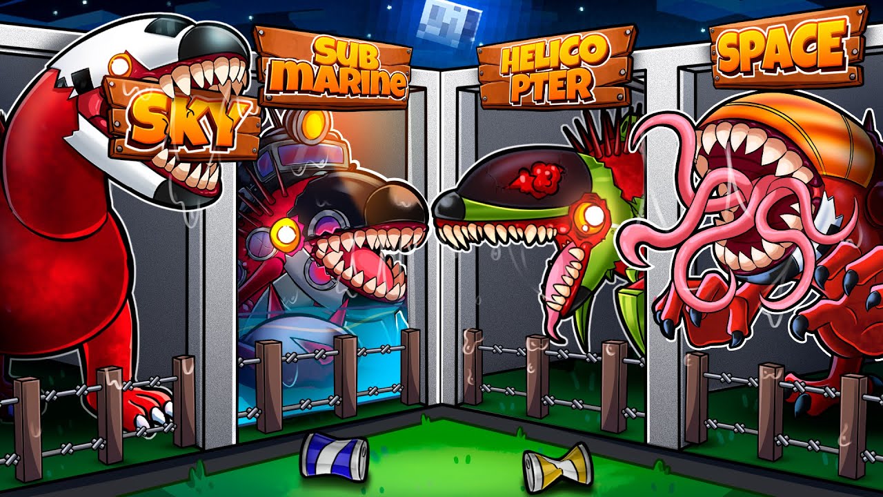 INFECTED SKY MEGA ZOO - New Park is AMAZING! (Minecraft)