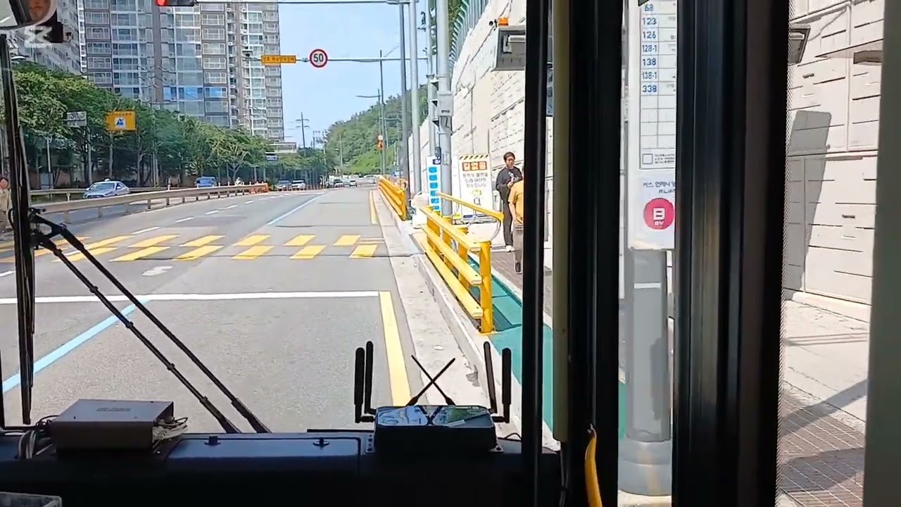 [주행영상] 부산 동남여객 138-1번 범한 e star주행영싱