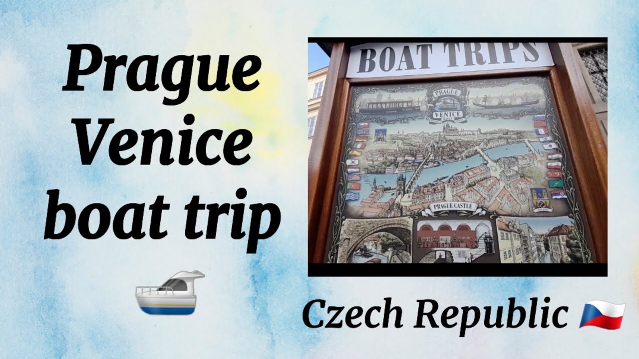 Beautiful Prague Venice Boat ride, Czech Republic travel diaries 😊