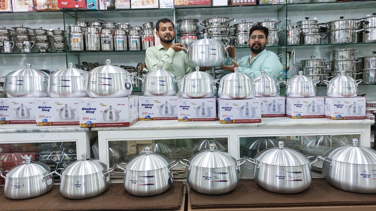 Belly Pot😊 Kitchen king Cookware A1 Quality Sohail Traderd Faisalabad