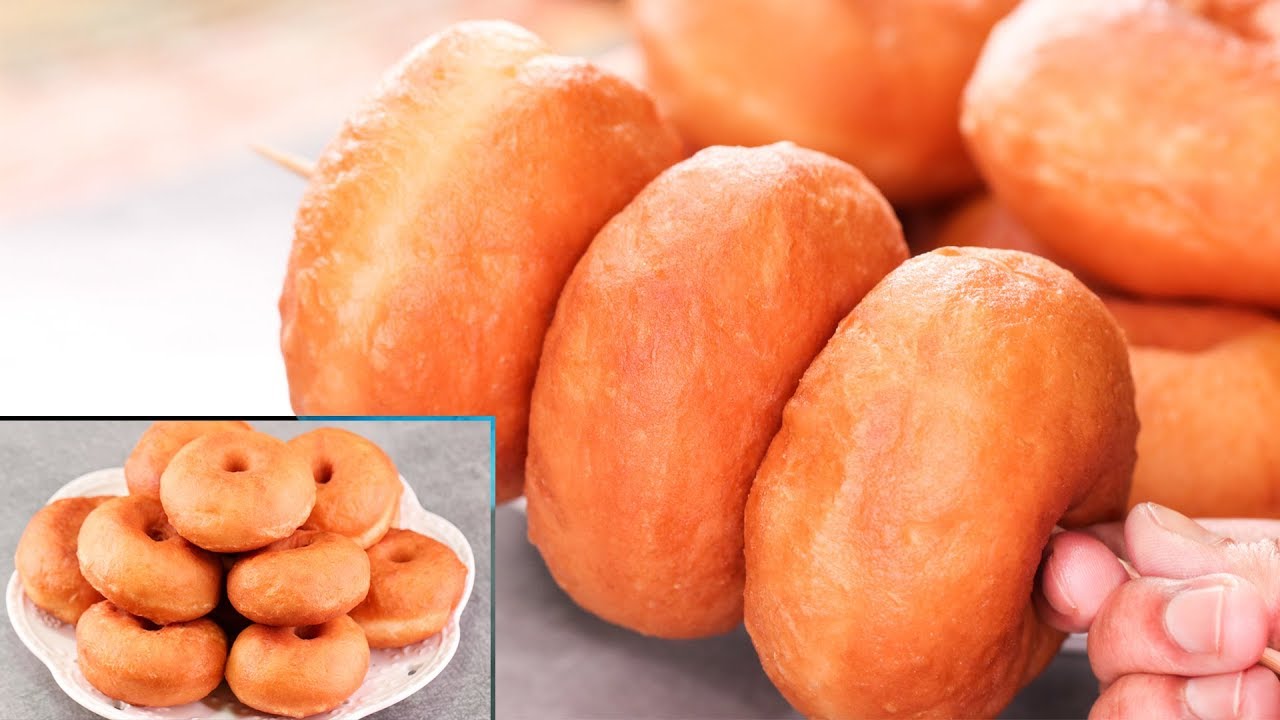 EGGLESS FLUFFY DONUTS RECIPE l  EASY DOUGHNUTS RECIPE l WITHOUT OVEN & CUTTER