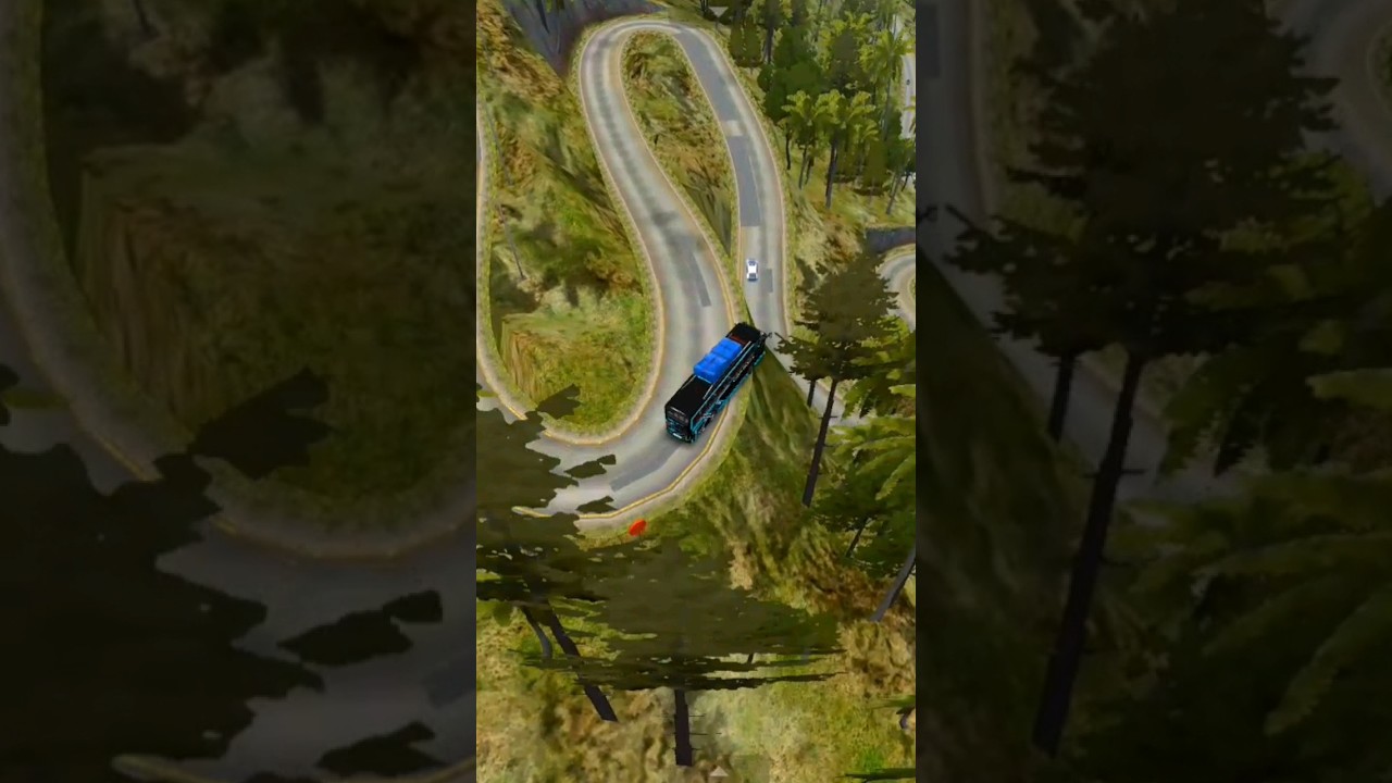 Mountain Road Of Bus Simulator Indonesia🔥. 