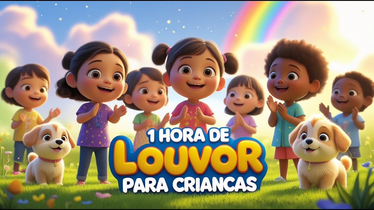 Músicas Gospel Infantis 🐶 | 1 Hora de Louvor para Crianças | Canções de Jesus