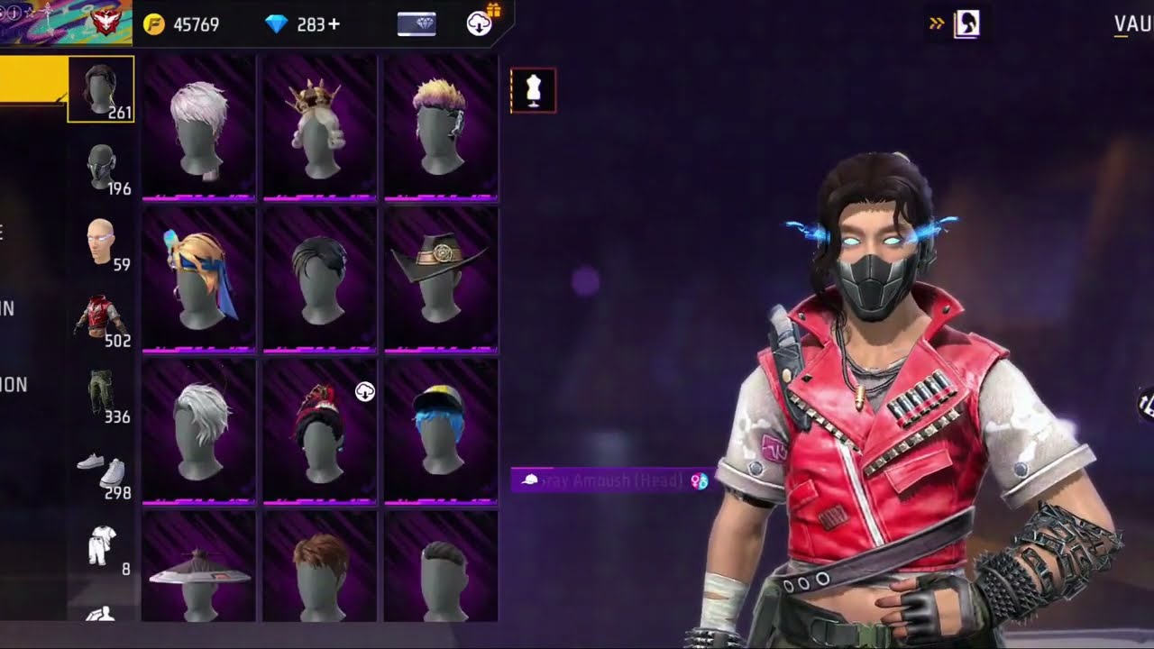 TOP 5 RANK TOKEN MALE BUNDLE DRESS COMBINATION IN HINDI || FF RANK TOKEN BUNDLE COMBINATION SET.