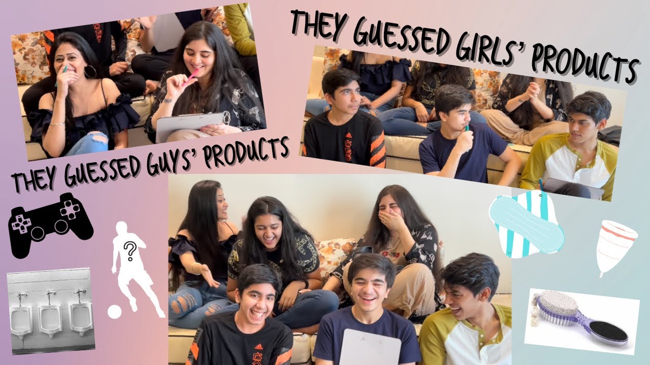 Guessing the opposite gender’s products! | Navika and Shivansh Kotia