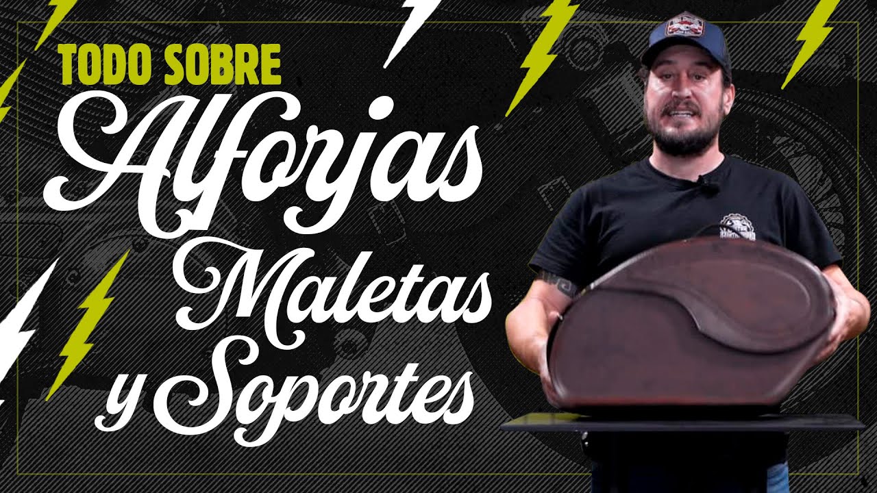 Tipos de alforjas, maletas y soportes para motos