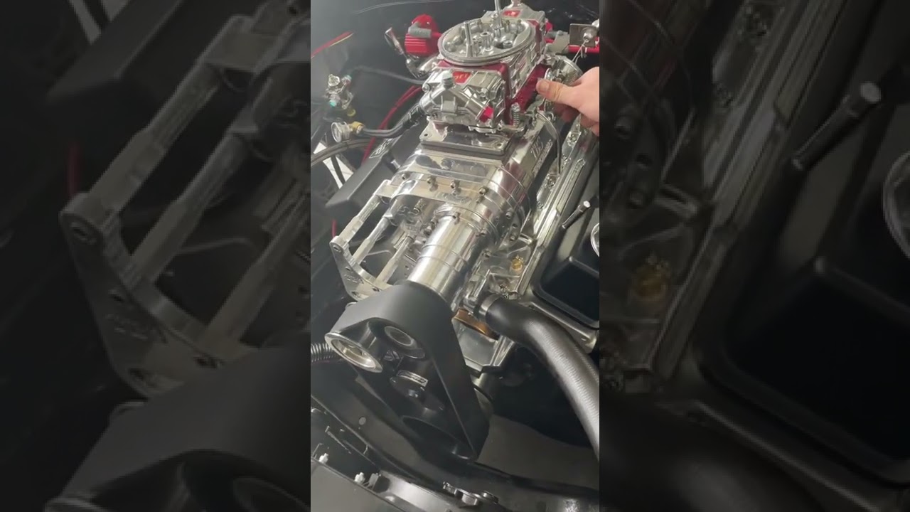 That blower whine sounds so good! 🤤 #shorts #chevy #nova #racecar #dragracing #supercharger