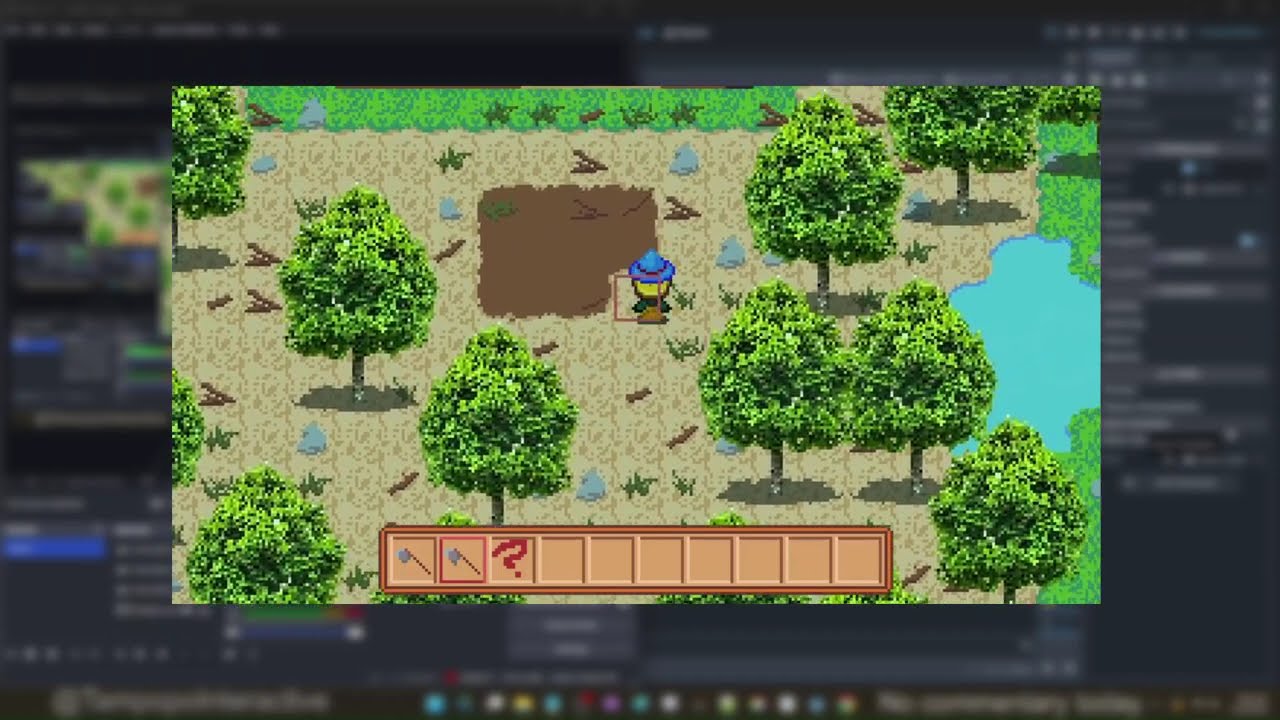 Remaking Stardew Valley in Godot, Pt 3: Trees and Debris + Early Day-Night Cycle