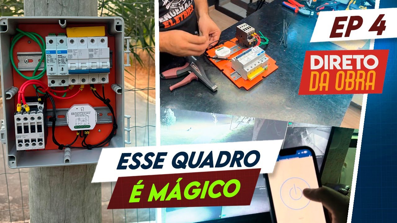Como AUTOMATIZAMOS as 60 LUMIN&Aacute;RIAS do CONDOM&Iacute;NIO (WEG Home + Contator) 🤯🤔