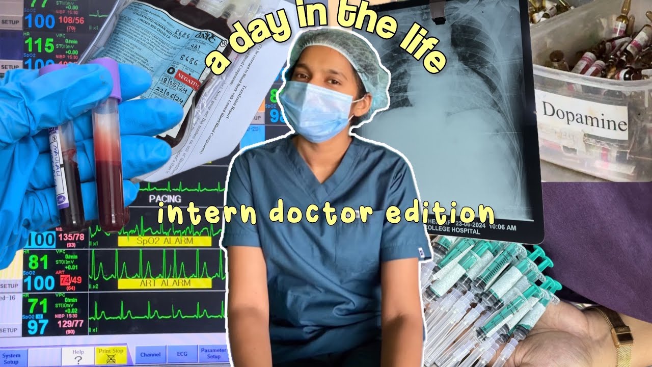 a day in the life of a 23 y/o doctor | 24hrs duty in ICU | Aparna Naik