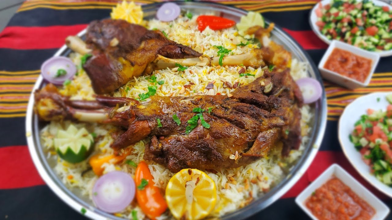 طبخ  تيس حنيذ  مع سر يجعل نكهة اللحم كما في المطاعم طريقه فخمه للعزائم Haneeth Rosted lamb