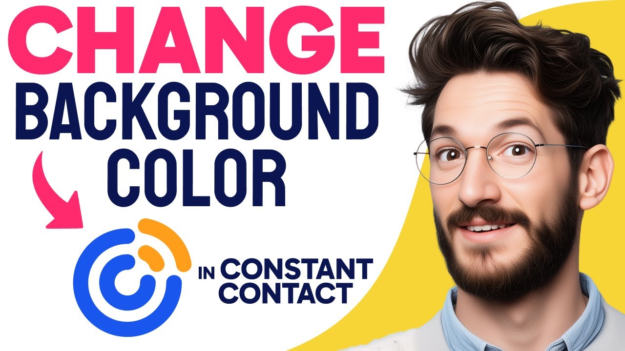 How to CHANGE BACKGROUND COLOR in Constant Contact (Step by Step)