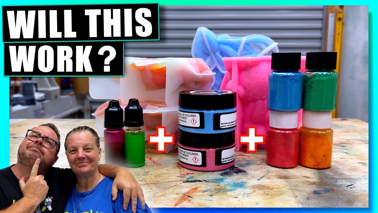 Can You Mix Ink + Paste + Mica Into Your Resin Molds?