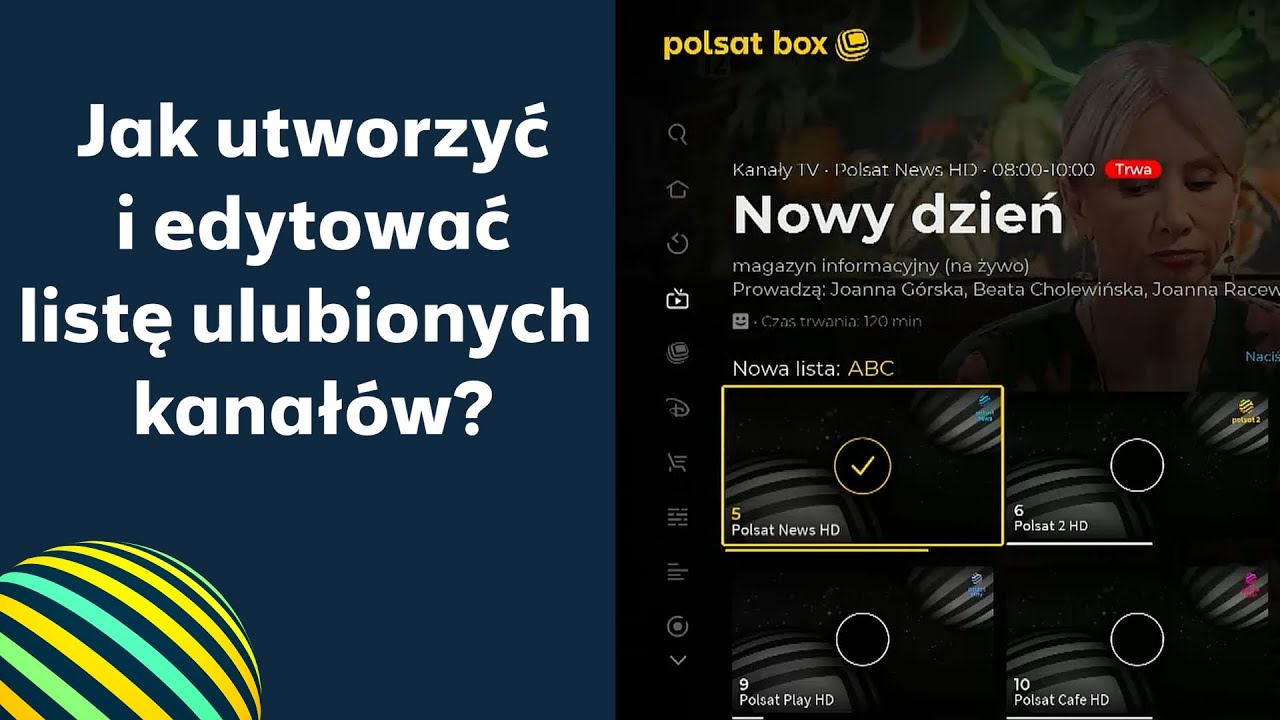 Polsat Box: Stwórz listę ulubionych kanałów
