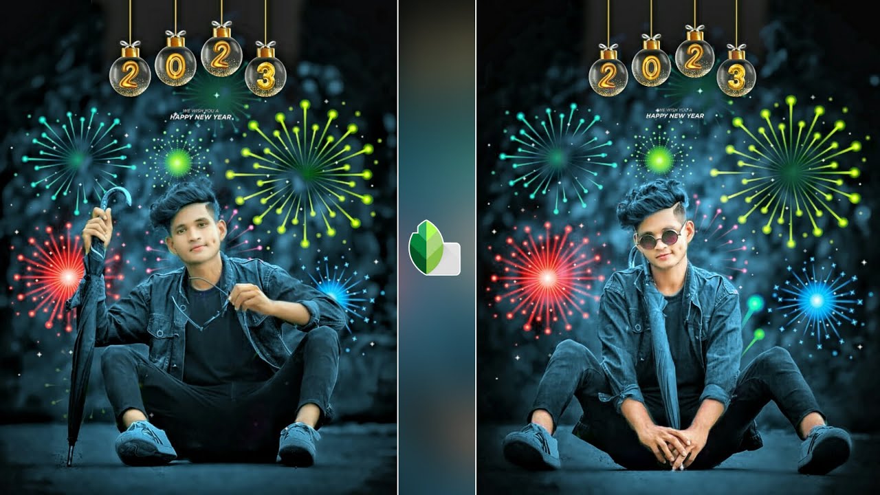 Snapseed New Year Photo Editing Tutorial || Happy New Year Photo Editing || #realeditor