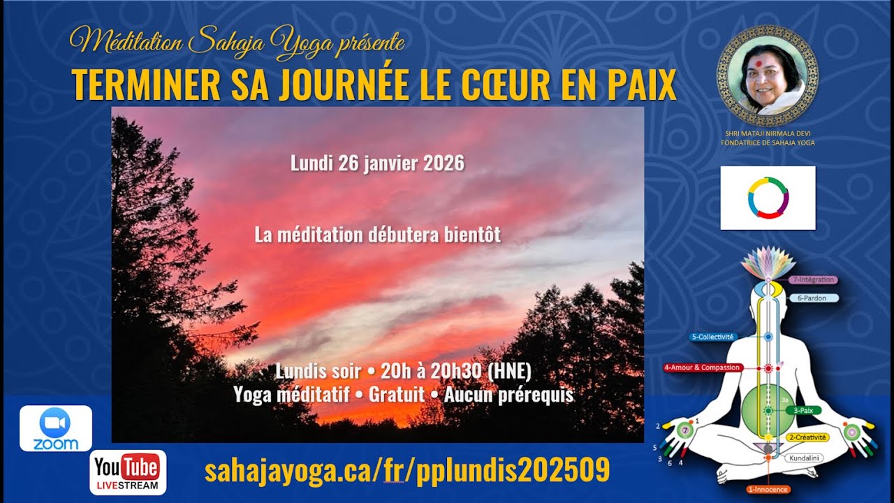 Terminer sa journée le cœur en paix 2026-01-26