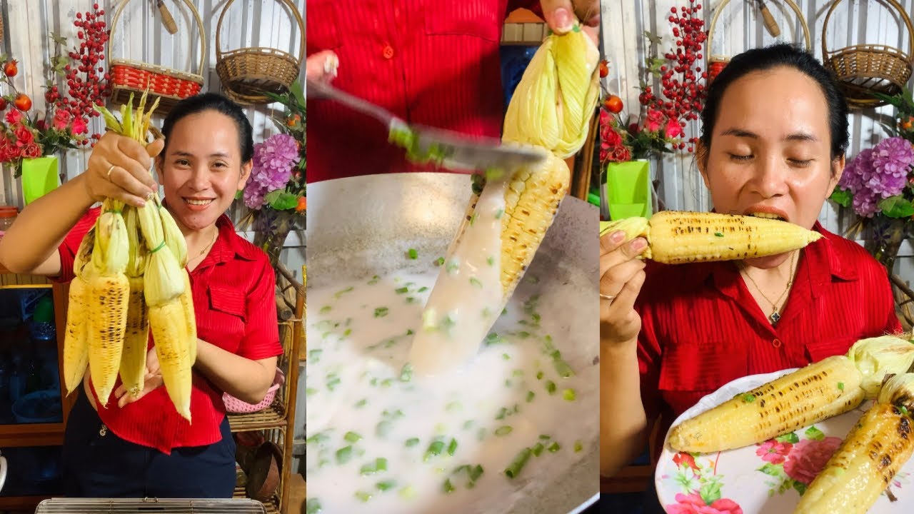 How to Grill The Corn with Coconut Sauce 