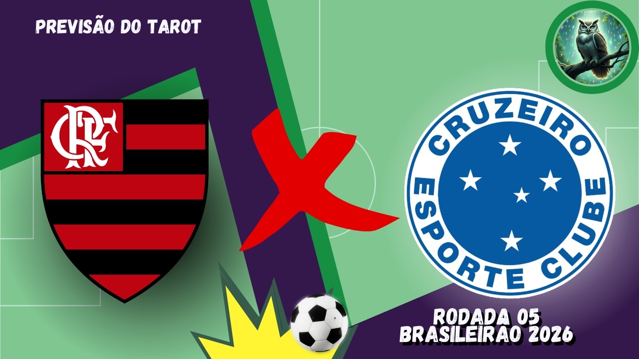 ⚽️ FLAMENGO X CRUZEIRO: TAROT REVELA QUEM VENCE O JOGO!