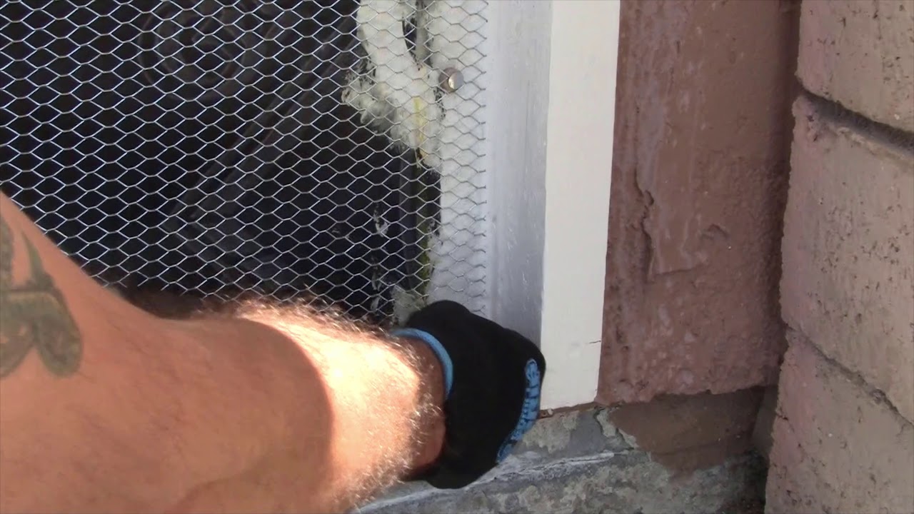 Stucco Repair Series Part 8   How to Install Stucco Lath Mesh Wire With Furring Nails