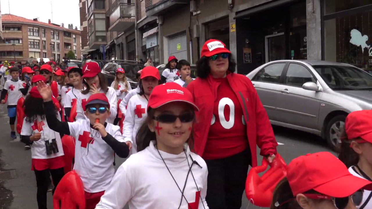 Desfile de carnaval 2020, escuela Zipiriñe, Sopela