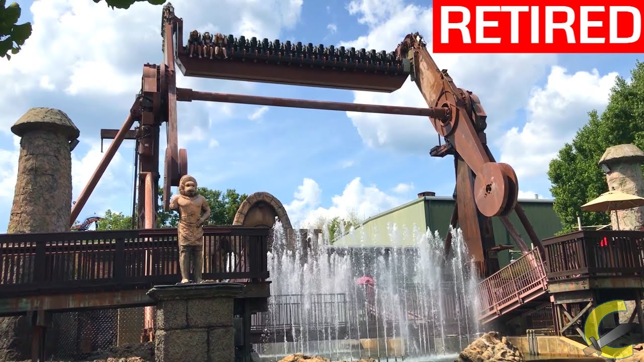 The Crypt RETIRED HUSS TOP SPIN at Kings Dominion