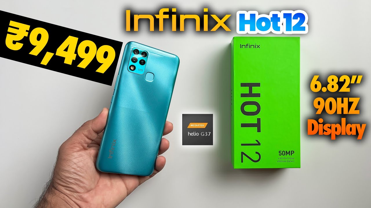 Infinix Hot 12 Unboxing - 6.82