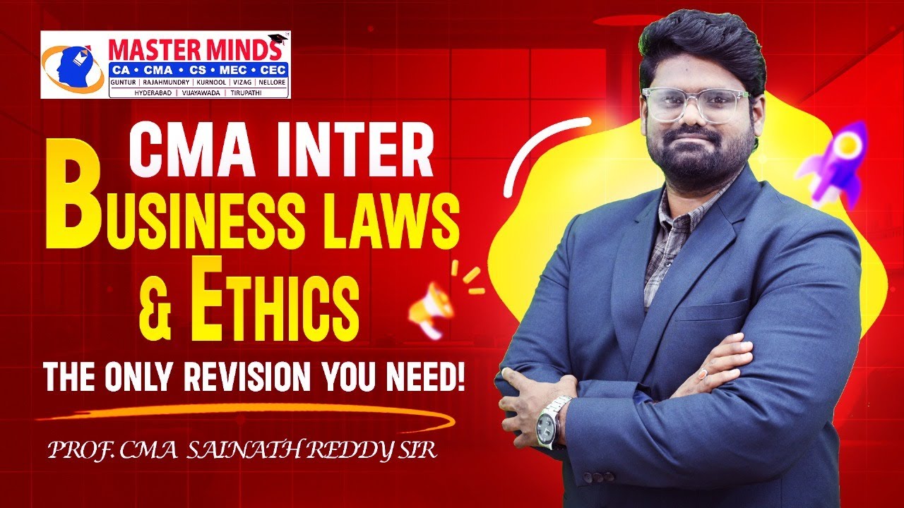 CMA Inter Business Laws and Ehics Marathon | for Dec 25 attempt