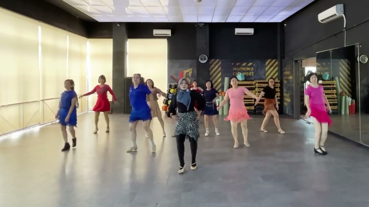 CalienteLine Dance Demo by Lora & D'Vizta Mutiara