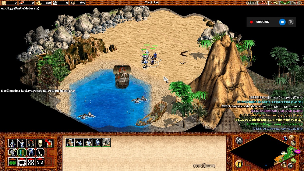 Age of empires 2 custom scenario: Apprentice in Mahestral II (part 2) (No commentary)