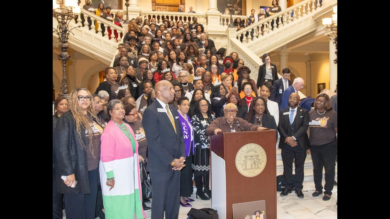 Black Women Pack GA Capitol to Press Lawmakers as Election Year Begins #Healthcare #VotingRights