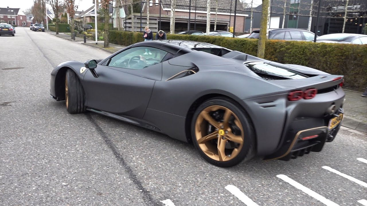 Supercars leaving Car Meet! SF90, Novitec F8 Tributo, Armytrix GT3 RS, TechArt 992 Turbo S
