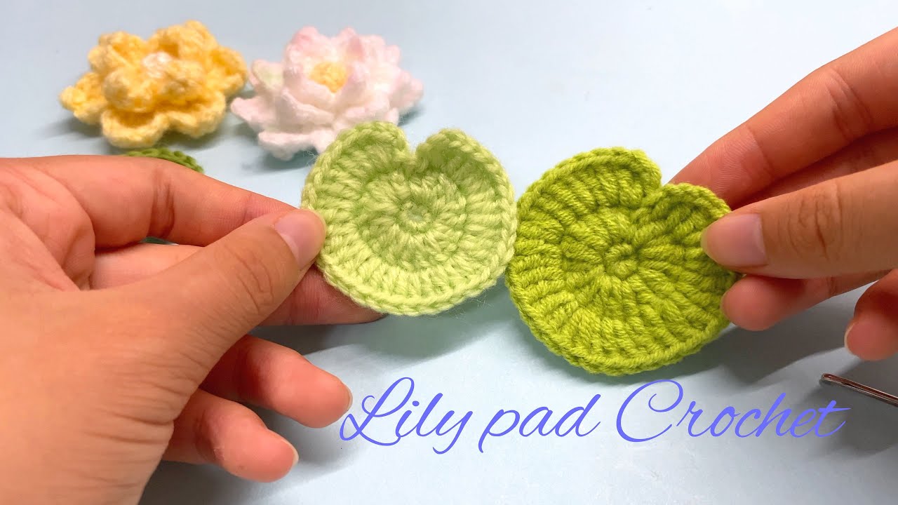 Lily pad Crochet step by step