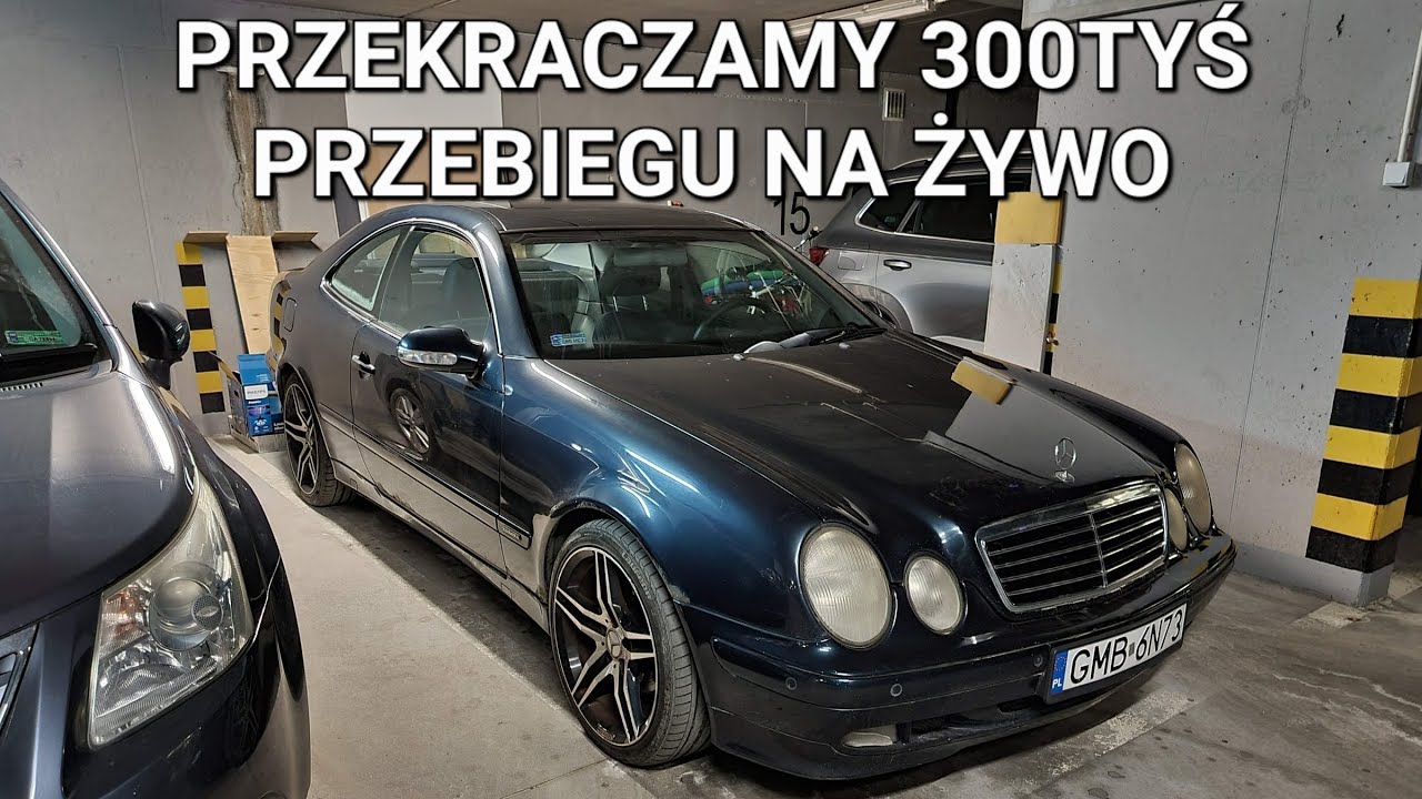 Przekraczamy na żywo 300 tyś przebiegu w Mercedesie za 3000zł tzw BlackBrek | Lajwidło IRL