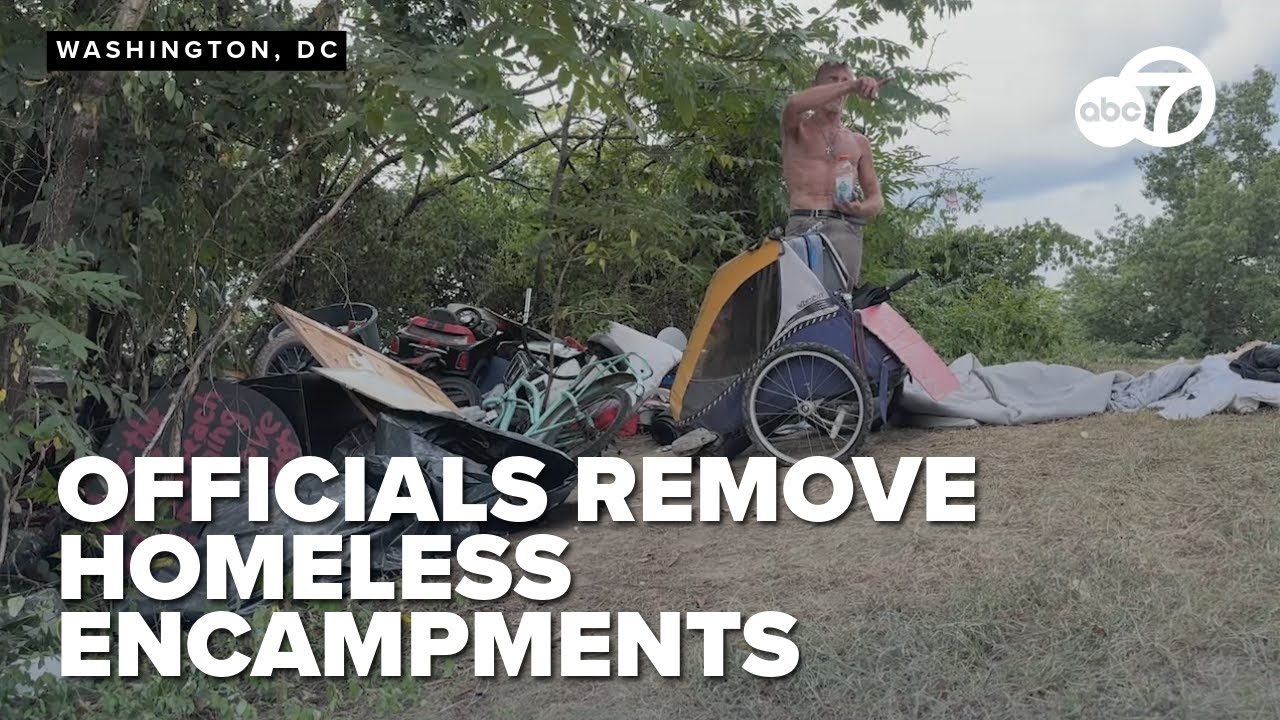 Under Trump's orders, crews remove homeless encampments as part of DC federal takeover