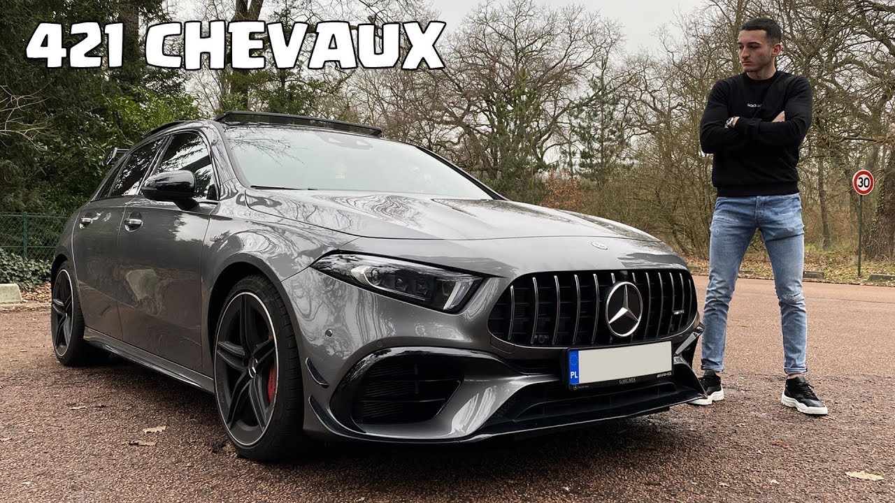 LA NOUVELLE A45 S AMG de 421 Chevaux POUSSÉE À FOND!! 💣 LAUNCH CONTROL & ACCELERATIONS ( 2020 )