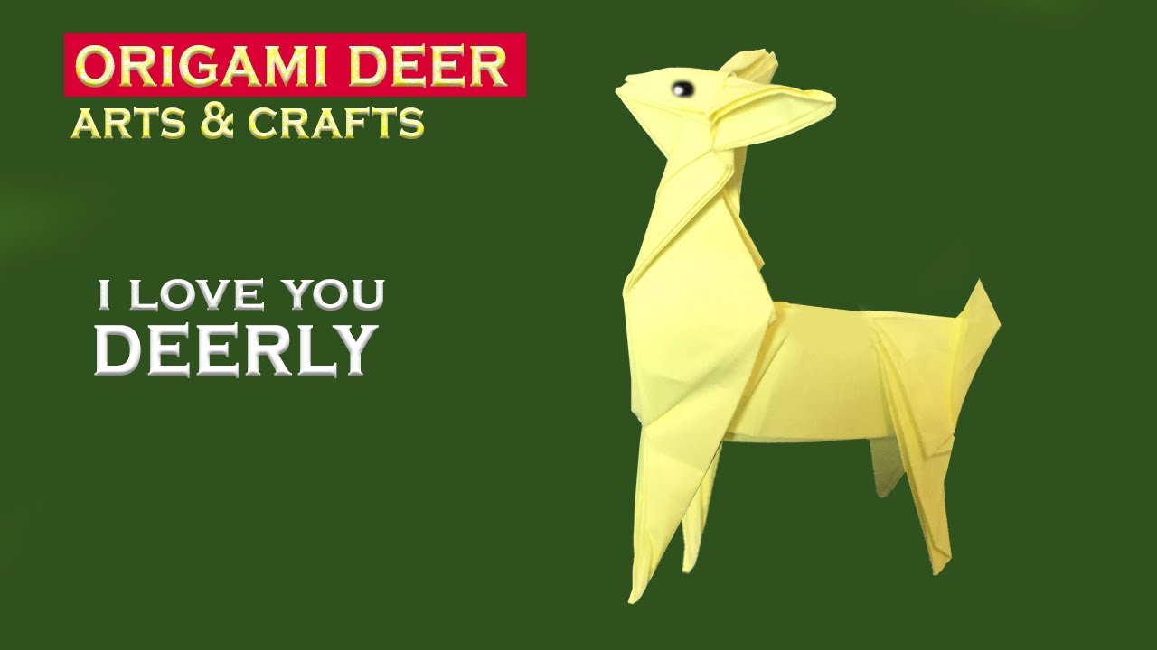 Origami Deer - Arts and Crafts DIY