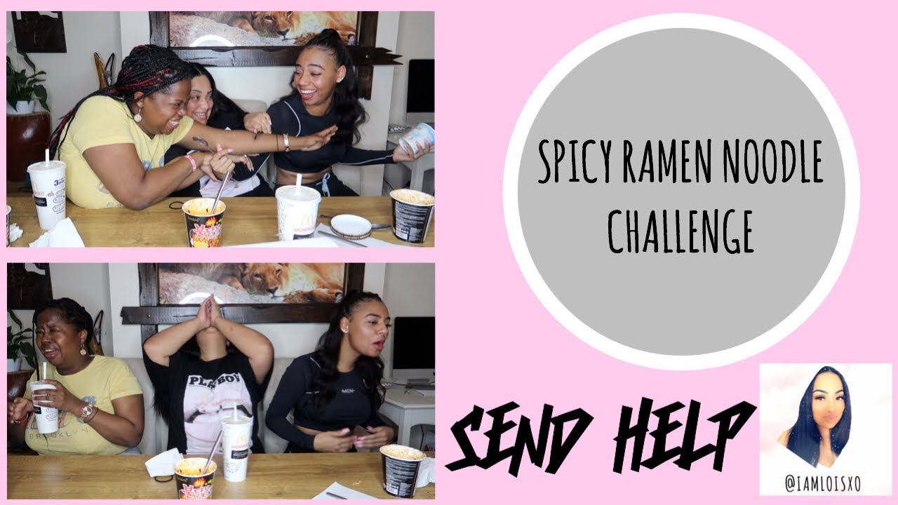 EXTREME SPICY NOODLE CHALLENGE!!! *GONE WRONG* SEND HELP | @IAMLOISXO