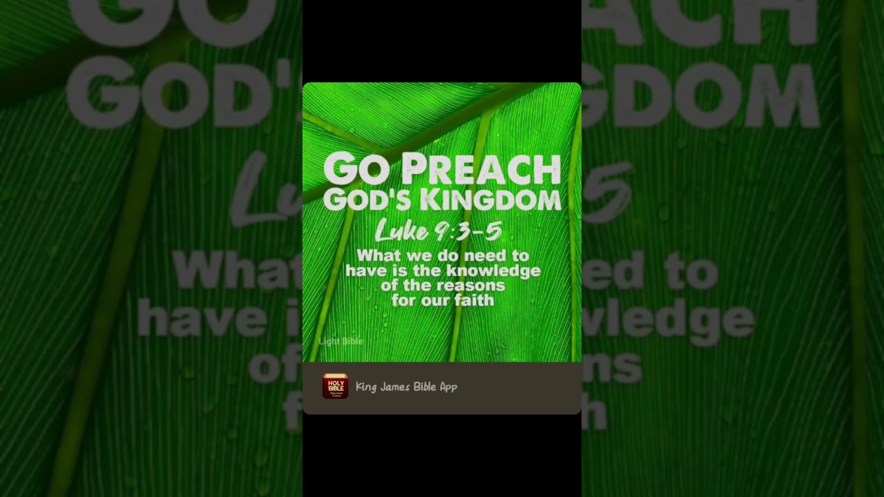 Luke 9:3&ndash;5 &ndash; Trust God&rsquo;s Provision 🙏 | Bible Verse of the Day