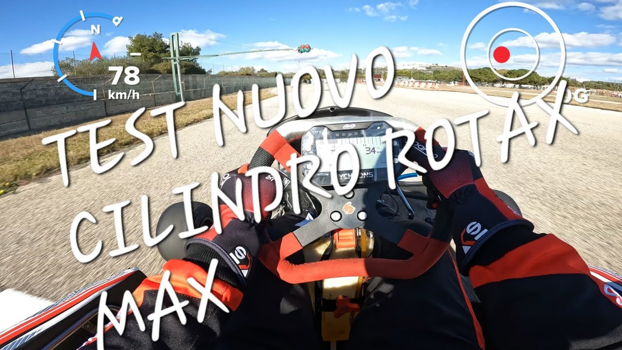 Test nuovo cilindro Rotax Max