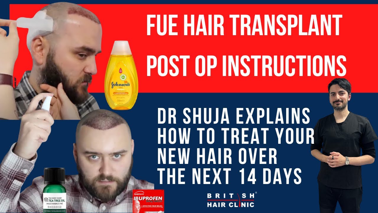 Hair Transplant After Care Instructions | The British Hair Clinic