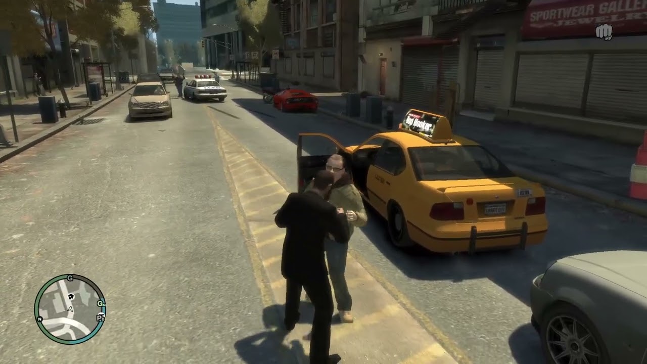 Mit topspeed in Tankstelle GTA4-