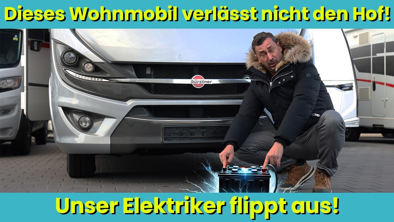 Wohnmobil-Camper unter Strom: KNAUS, Bürstner, Hymer – falsche Verkabelung = Lebensgefahr