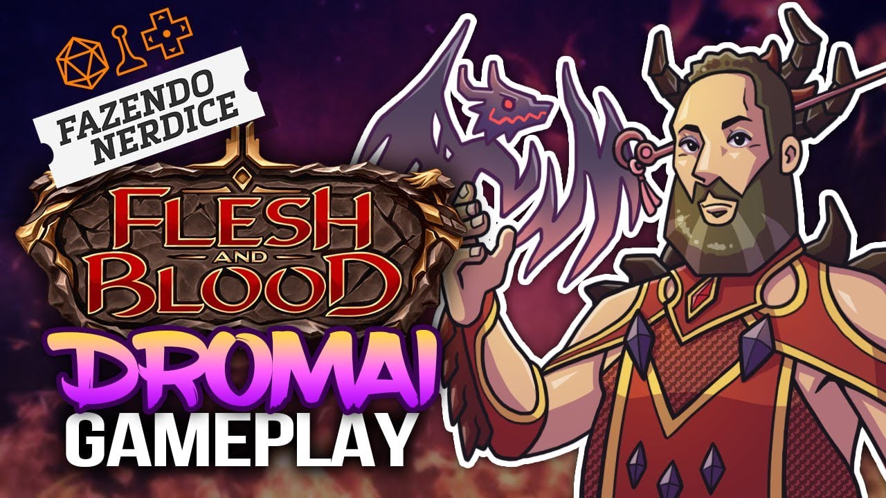 Gameplay Físico de Flesh and Blood na Epic Game: Dromai!