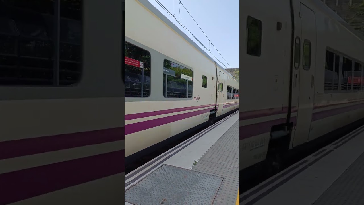 Renfe 252 y talgo 6 Intercity a Lorca sutullena sin parada por viladecans #train #ferrocarril #trens