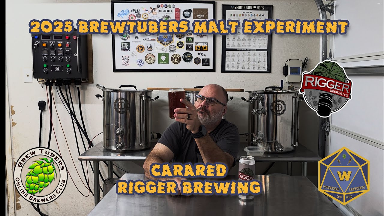 2025 Brewtubers Malt Experiment #11 - Carared (Rigger Brewing)