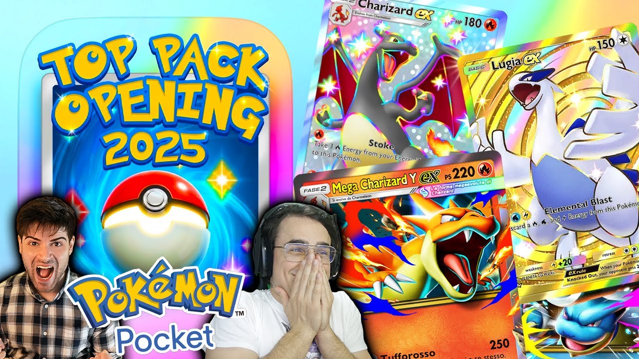 TOP PACK OPENING 2025 di BLAZIKEN68 in POKEMON POCKET ( BEST OF BUSTINE e CARTE EX )