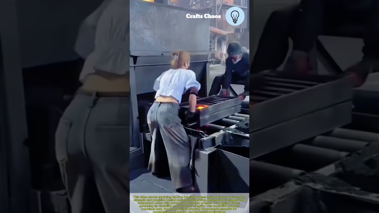 Exploring the Iron Forging Process in Manufacturing inside factory