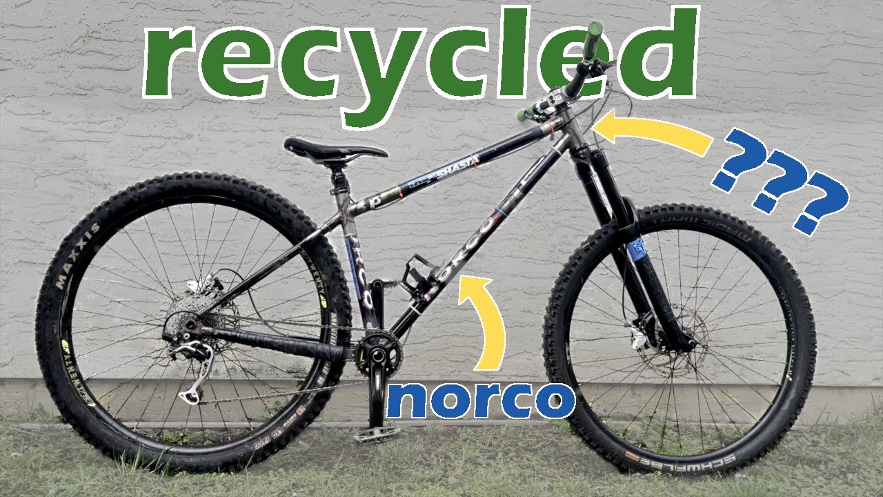 making a mtb from scrap bikes
