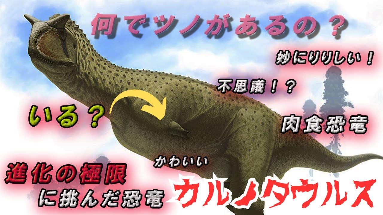 【ゆっくり解説】手はほぼ消えたのに角は発達？カルノタウルスの進化の謎